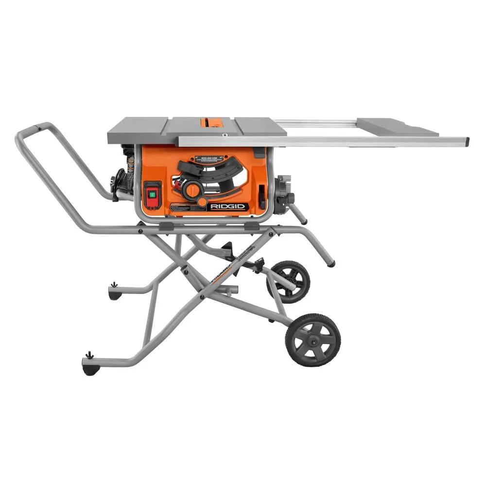 10 in. Pro Jobsite Table Saw with Stand