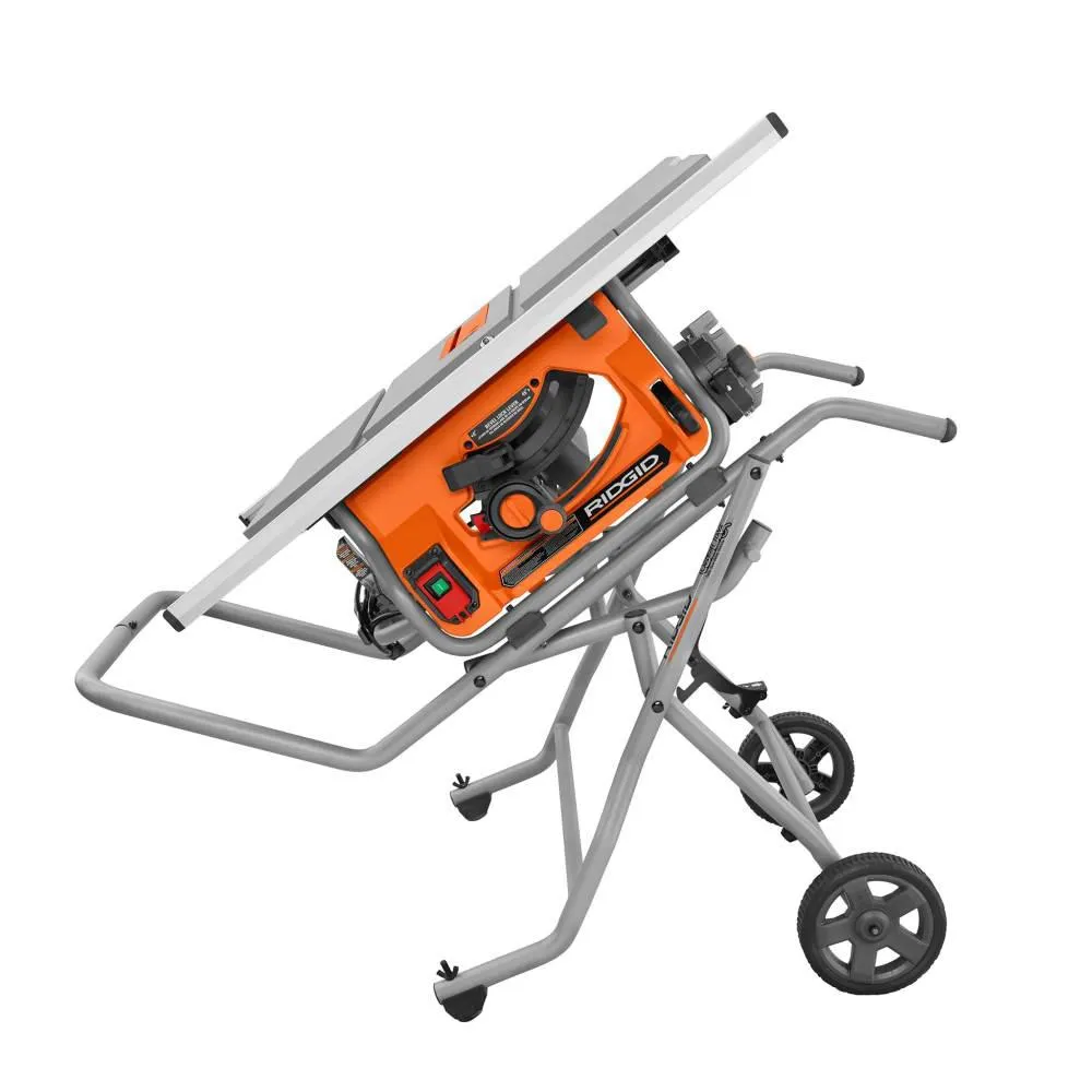 10 in. Pro Jobsite Table Saw with Stand