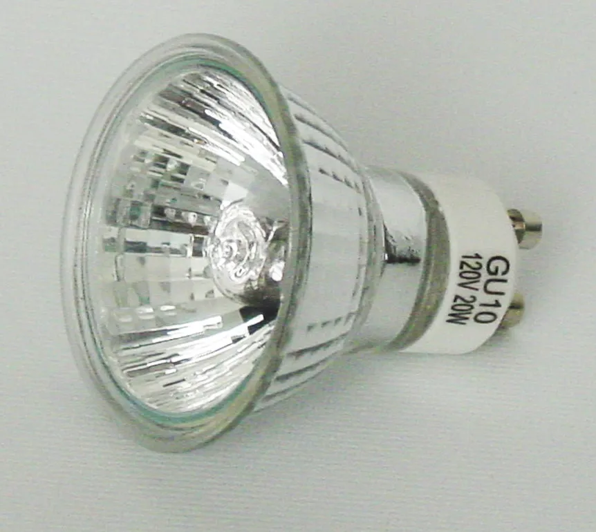 12 Bulbs 20 Watts Halogen Light Bulb GU10 120 Volt Bi Pin Bright Bulbs Base Home