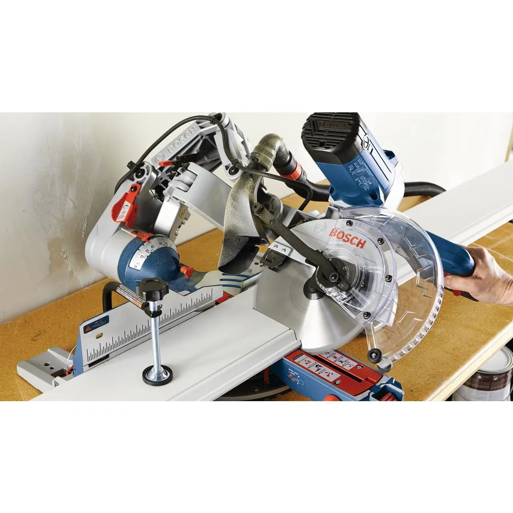 15 Amp Corded 10 in. Dual-Bevel Sliding Glide Miter Saw with 60-Tooth Saw Blade with Bonus 32-1/2 in. Folding Leg Stand