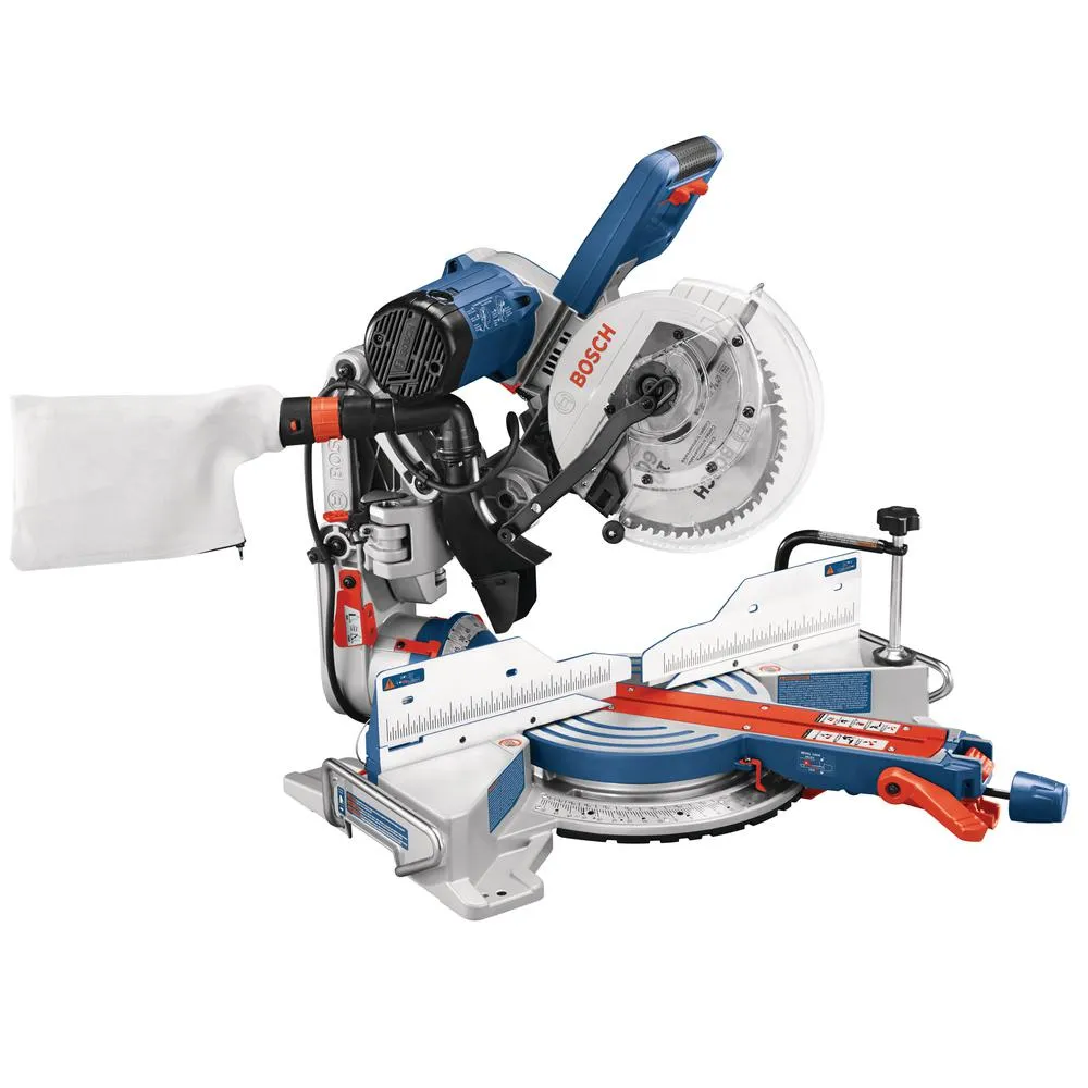 15 Amp Corded 10 in. Dual-Bevel Sliding Glide Miter Saw with 60-Tooth Saw Blade with Bonus 32-1/2 in. Folding Leg Stand