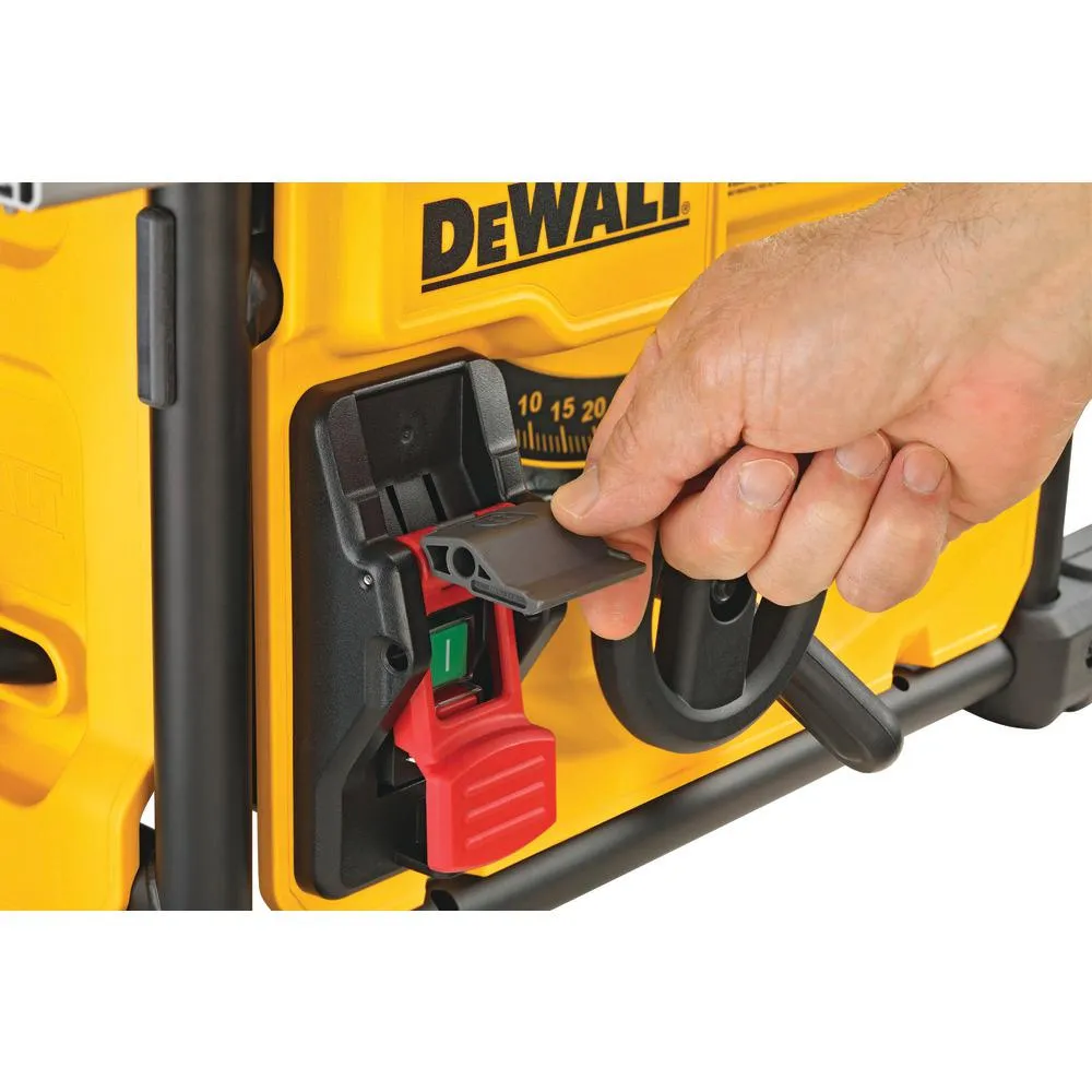 15 Amp Corded 8-1/4 in. Compact Jobsite Tablesaw with Bonus Heavy-Duty Rolling Table Saw Stand