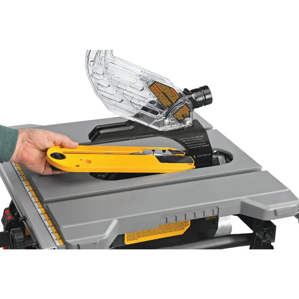 15 Amp Corded 8-1/4 in. Compact Jobsite Tablesaw with Bonus Heavy-Duty Rolling Table Saw Stand