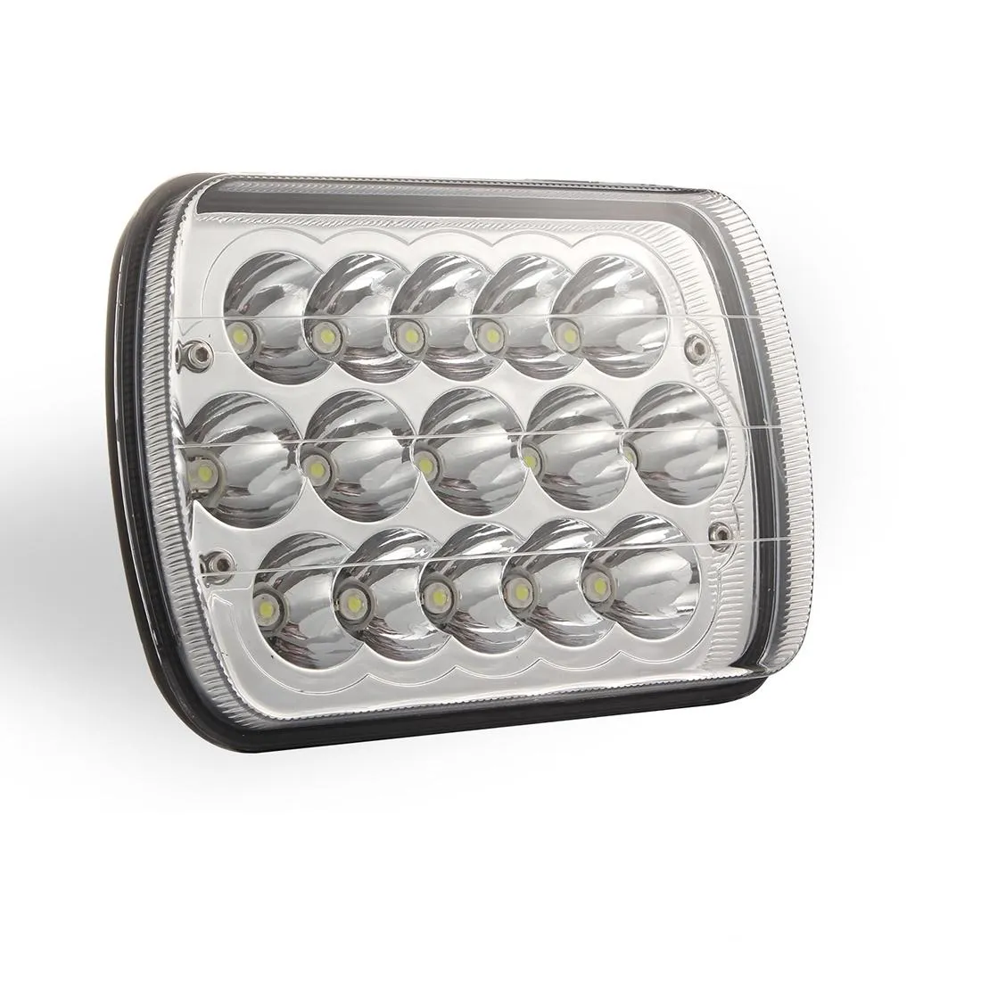 7 Inch 5X7 H4 15W Dc 9 - 30V 1500Lm Ip67 Car Truck Off - Road Vehicle Led Work Lights / Headlight With 15Leds Lamps