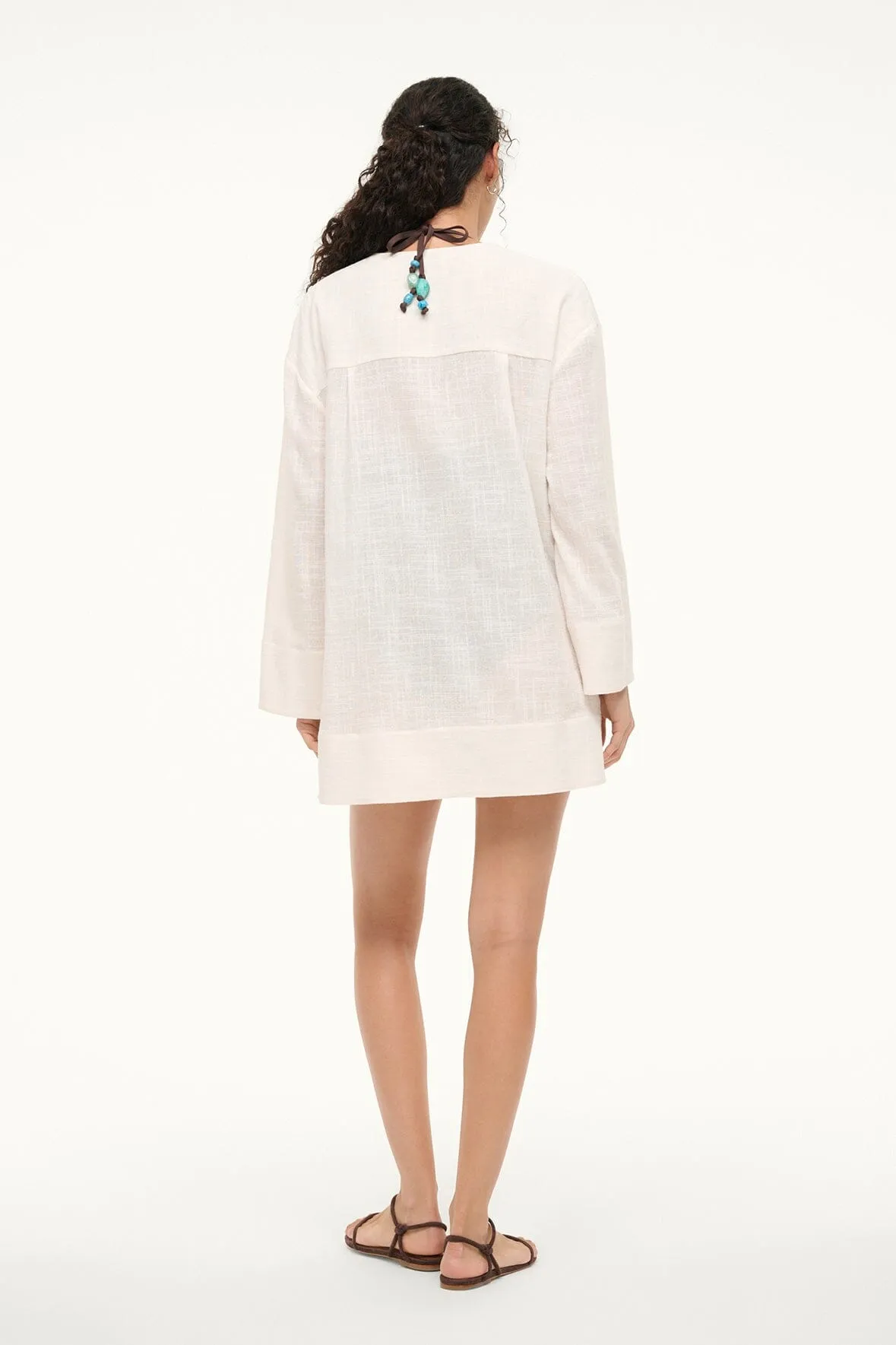 AGAVE MINI COVERUP DRESS | BUTTERCREAM