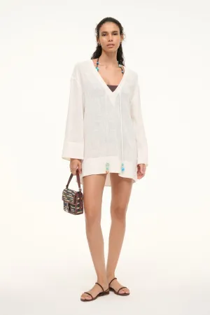 AGAVE MINI COVERUP DRESS | BUTTERCREAM