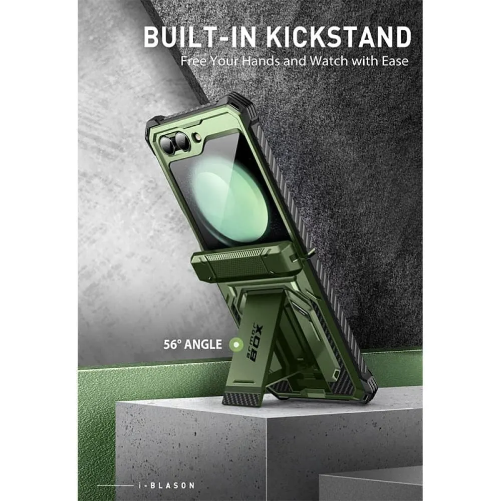Armorbox Full-body Rugged Holster Case with Built-in Screen Protector for Samsung Galaxy z Flip 5