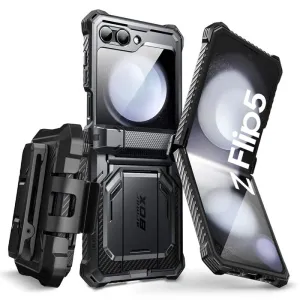 Armorbox Full-body Rugged Holster Case with Built-in Screen Protector for Samsung Galaxy z Flip 5
