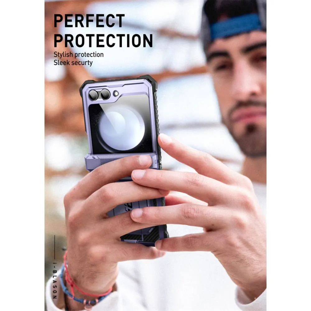 Armorbox Full-body Rugged Holster Case with Built-in Screen Protector for Samsung Galaxy z Flip 5
