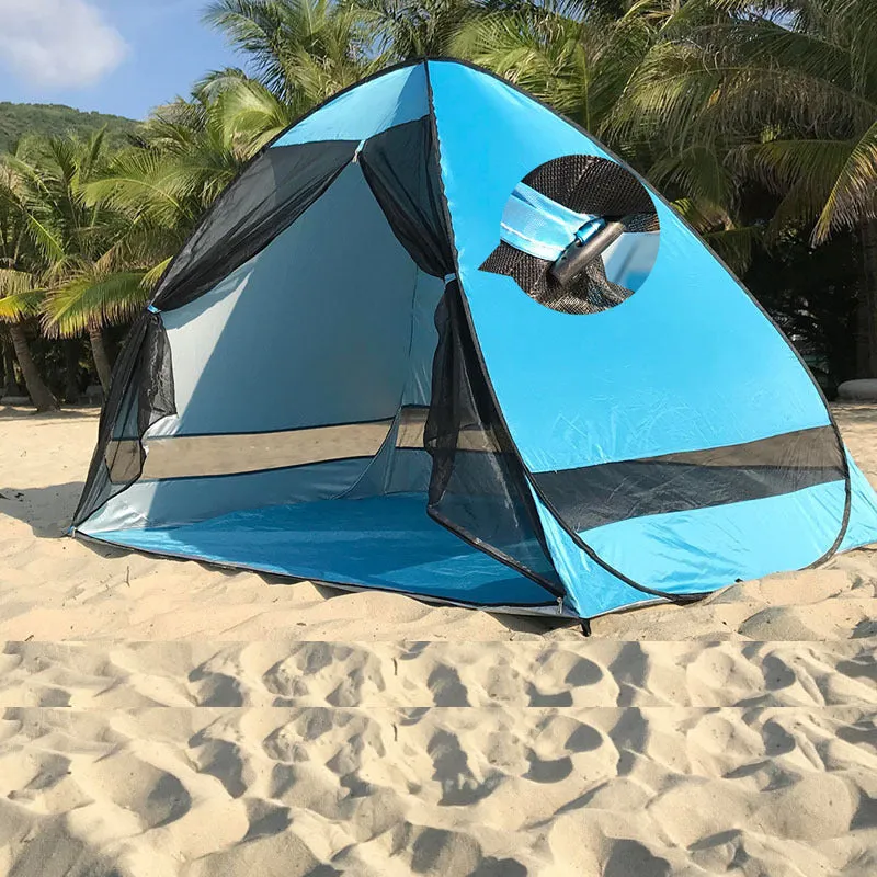 Automatically Mosquito-proof Beach Shade In 2 Seconds
