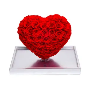 Decorative Preserved Rose Flower Glass-زهرة ورد محفوظة مزخرفة