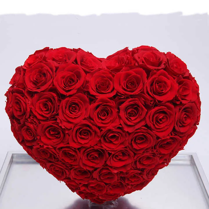 Decorative Preserved Rose Flower Glass-زهرة ورد محفوظة مزخرفة