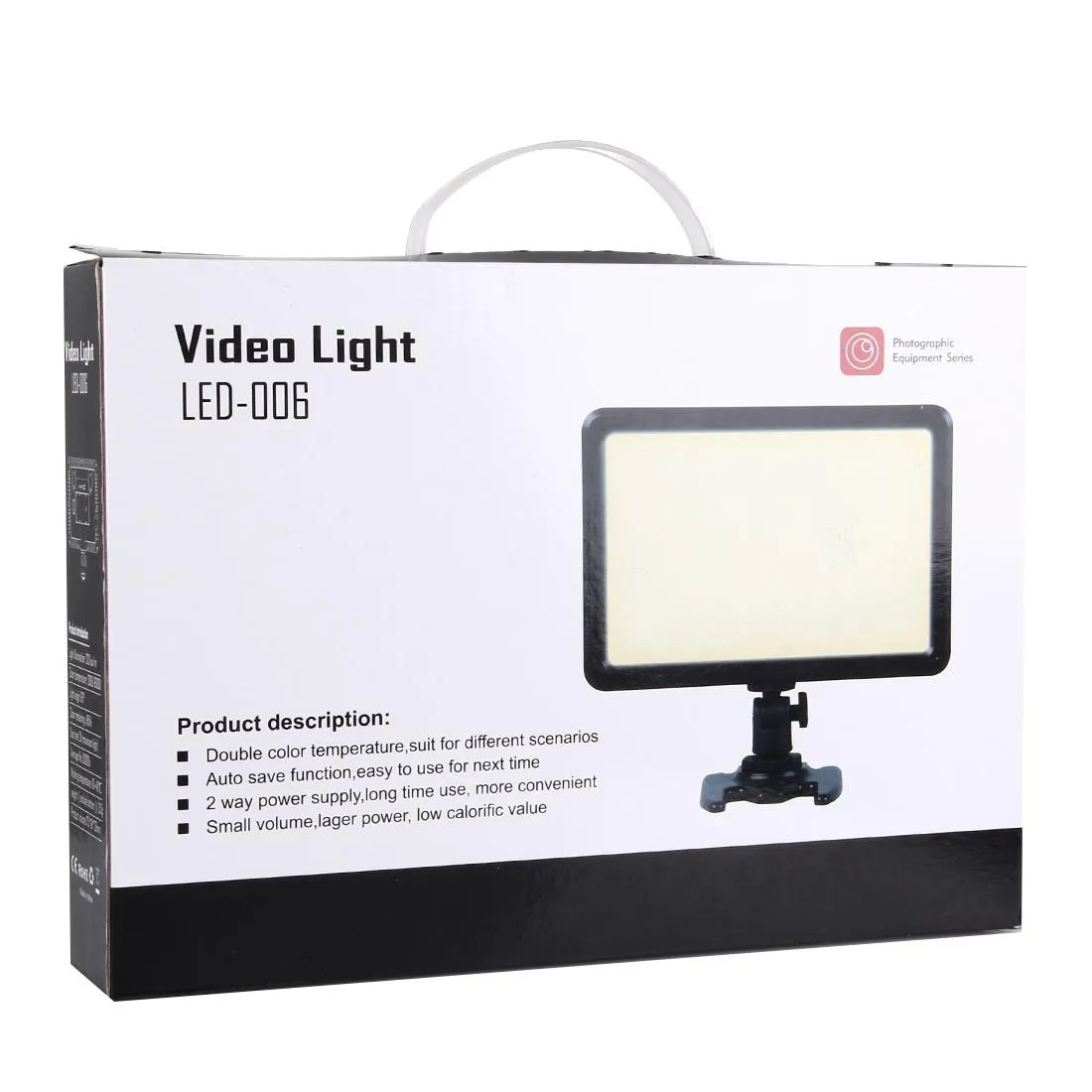 Dimmable Led Video Light For Dslr Cameras - 850Lm