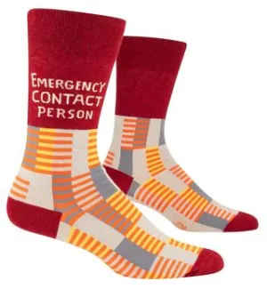 Emergency Contact  - Mens Socks