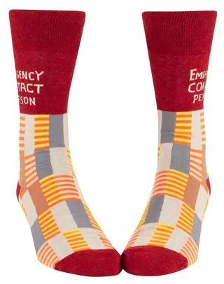 Emergency Contact  - Mens Socks