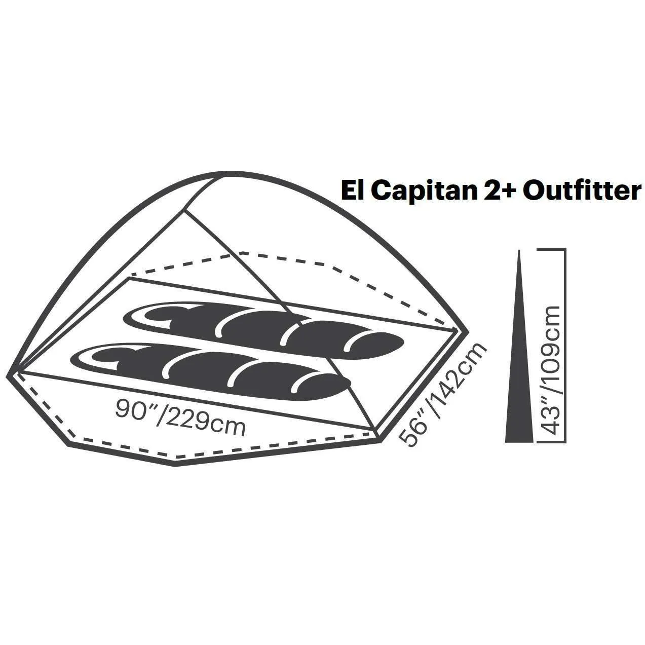 Eureka El Capitan 2  Outfitter Tent (2 Person/4 Season)