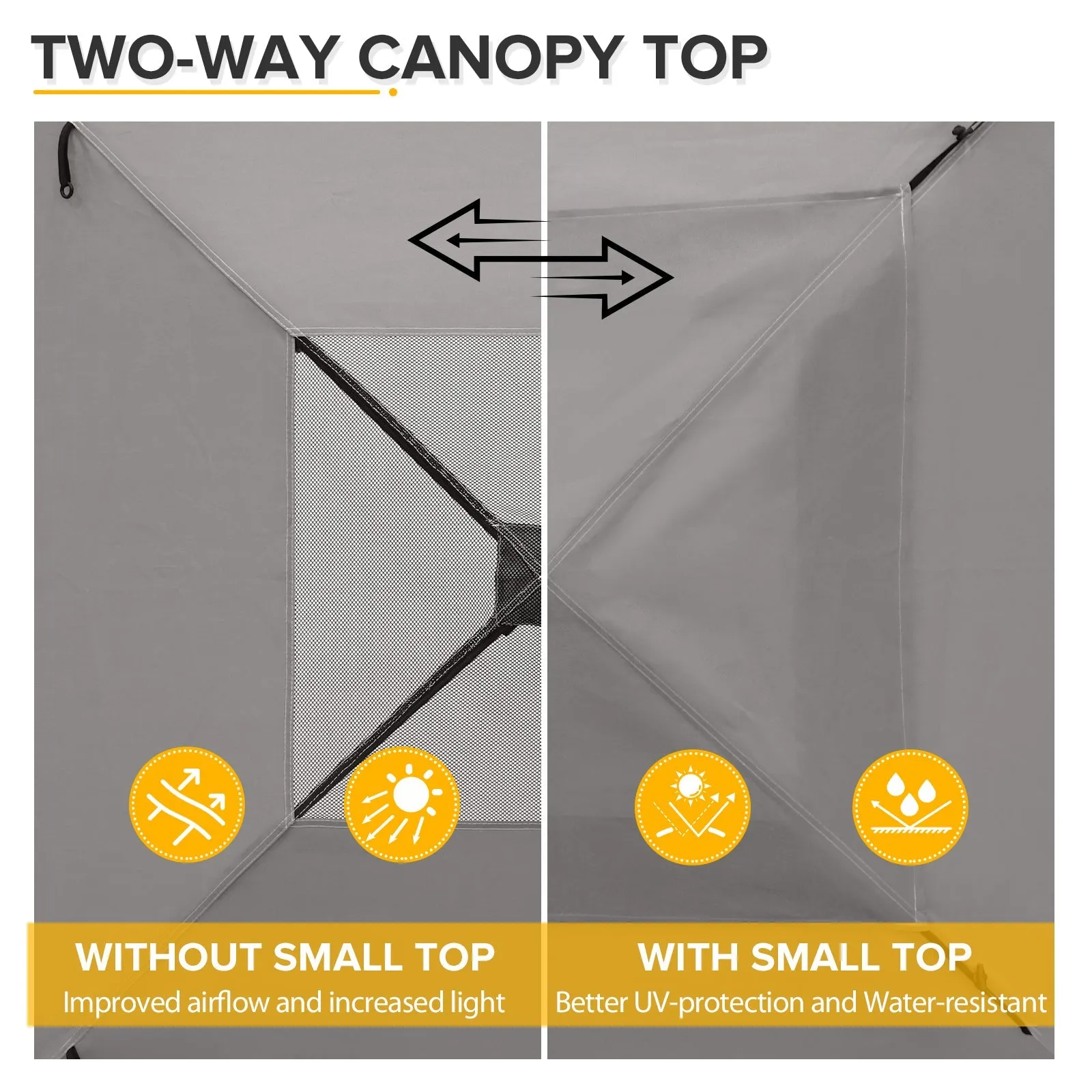 Flex Ultra Compact 4x4 Pop-up Canopy Tent with Vented Top