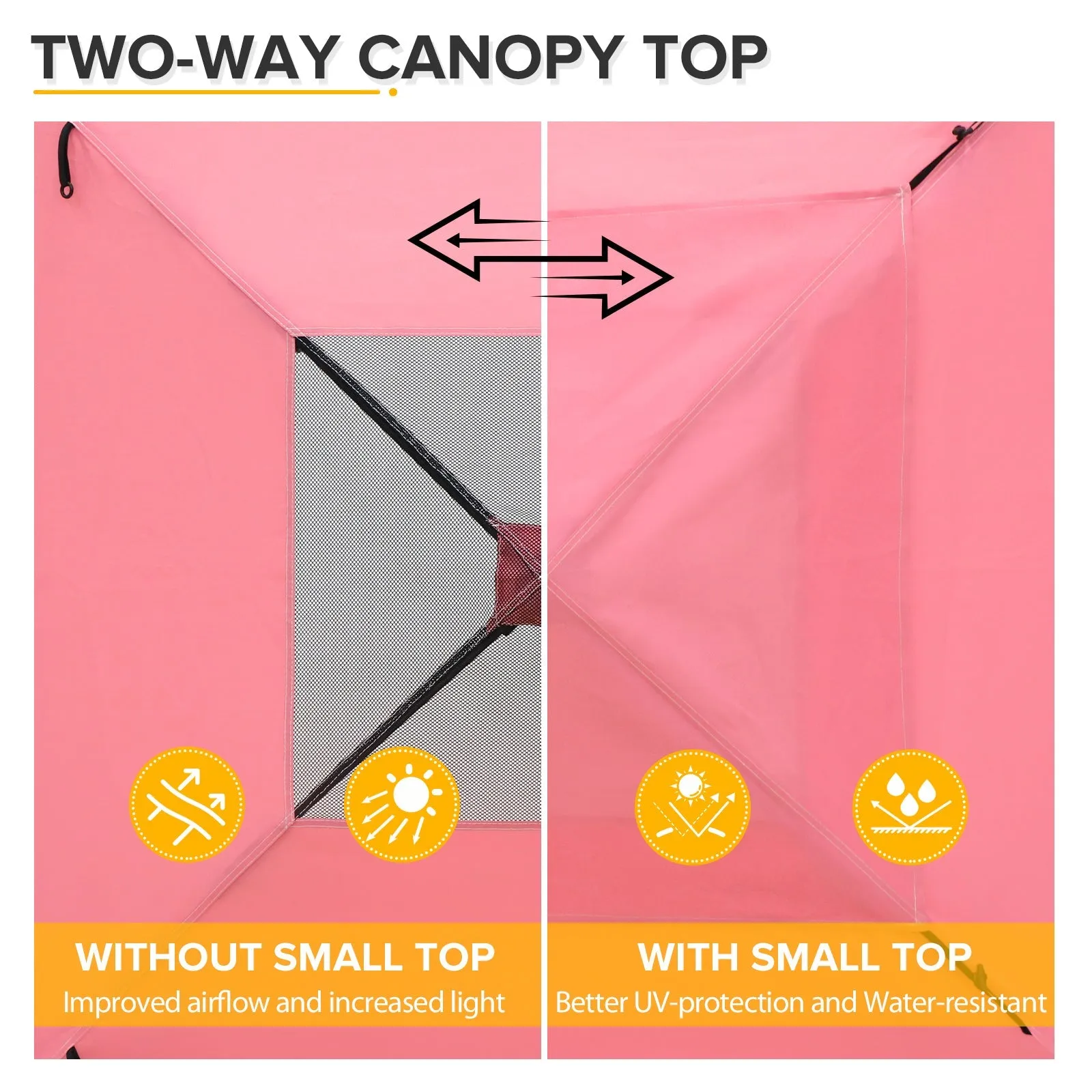 Flex Ultra Compact 4x4 Pop-up Canopy Tent with Vented Top