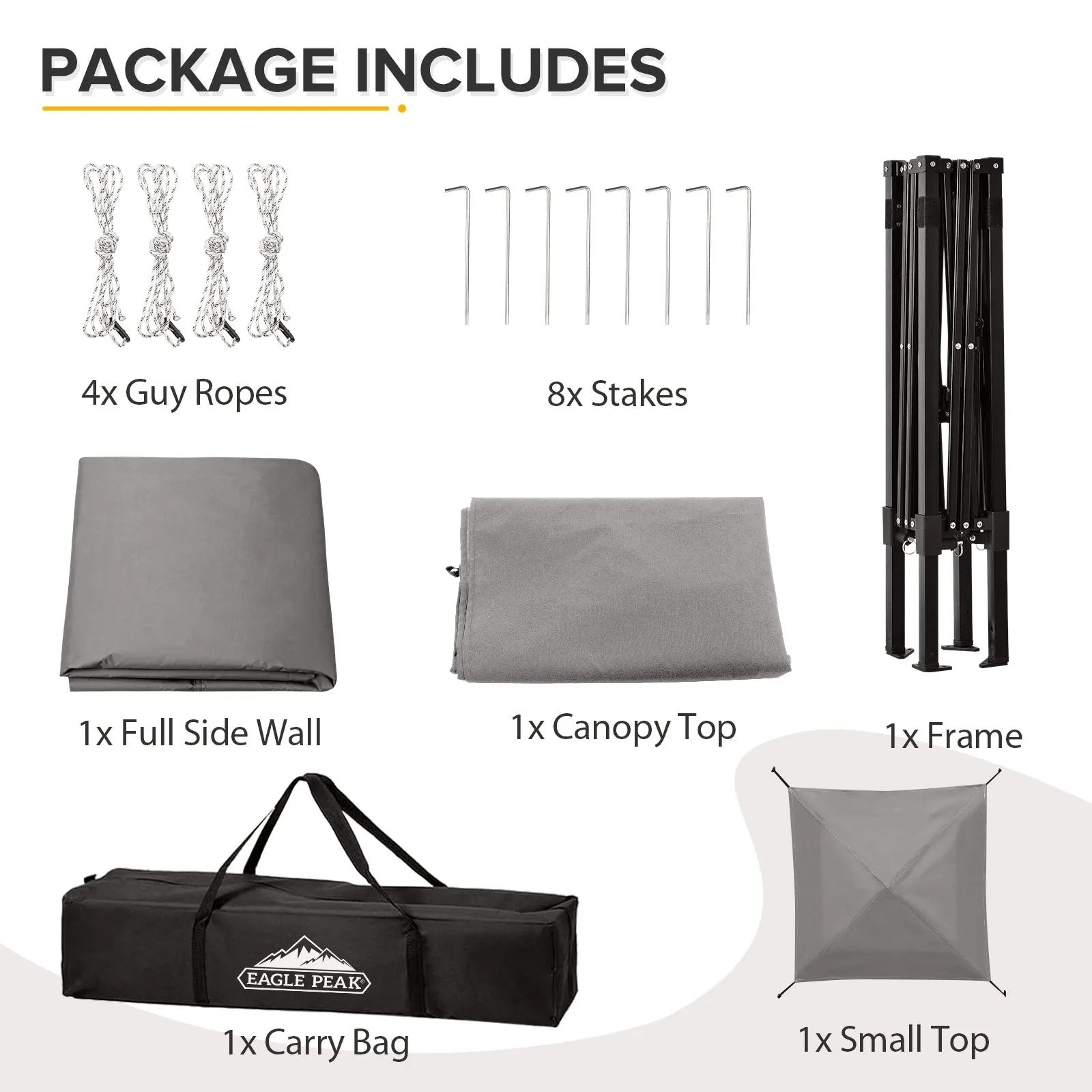 Flex Ultra Compact 4x4 Pop-up Canopy Tent with Vented Top
