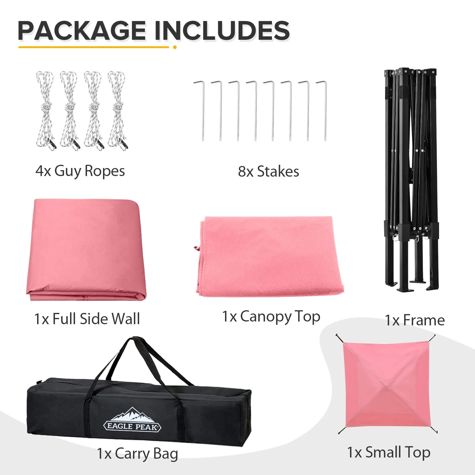 Flex Ultra Compact 4x4 Pop-up Canopy Tent with Vented Top