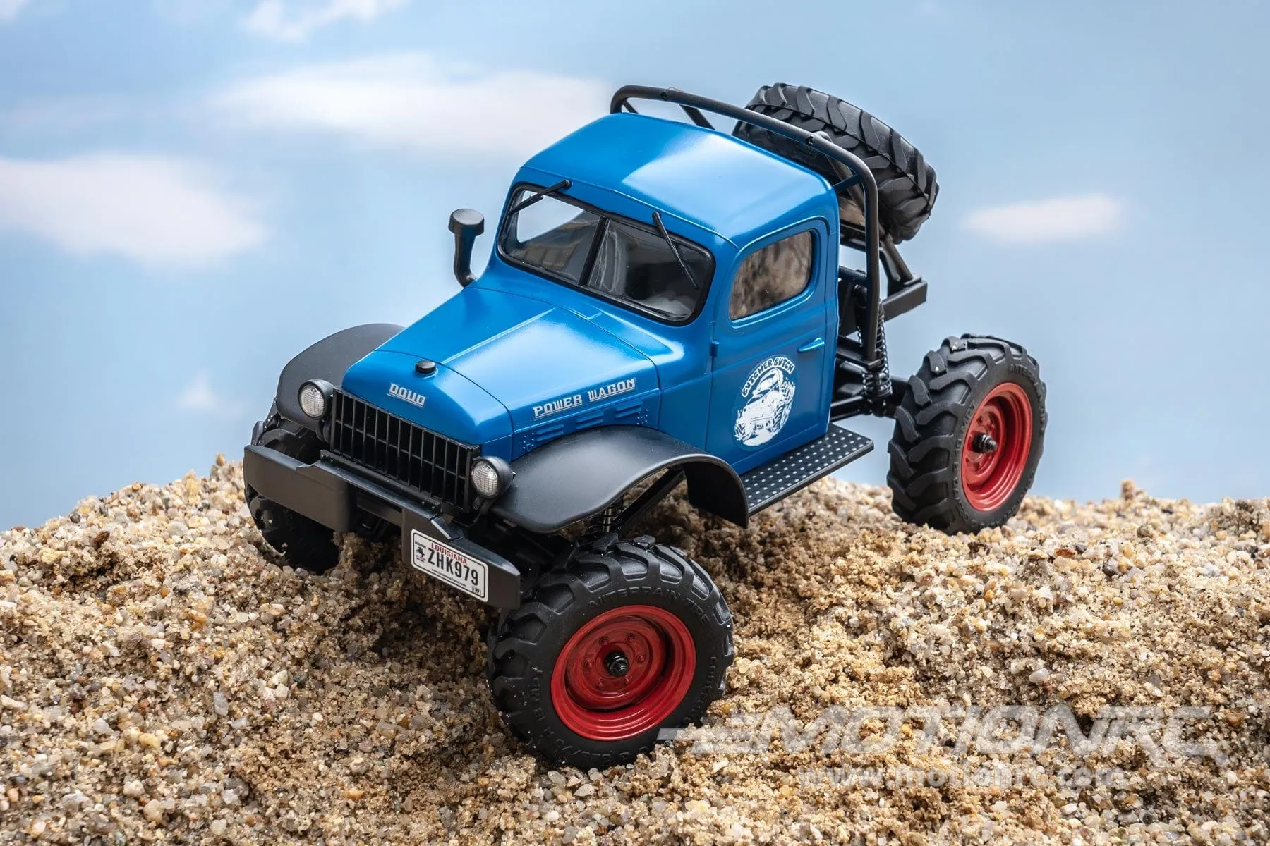 FMS FCX24 Power Wagon Blue 1/24 Scale 4WD Crawler - RTR - (OPEN BOX)