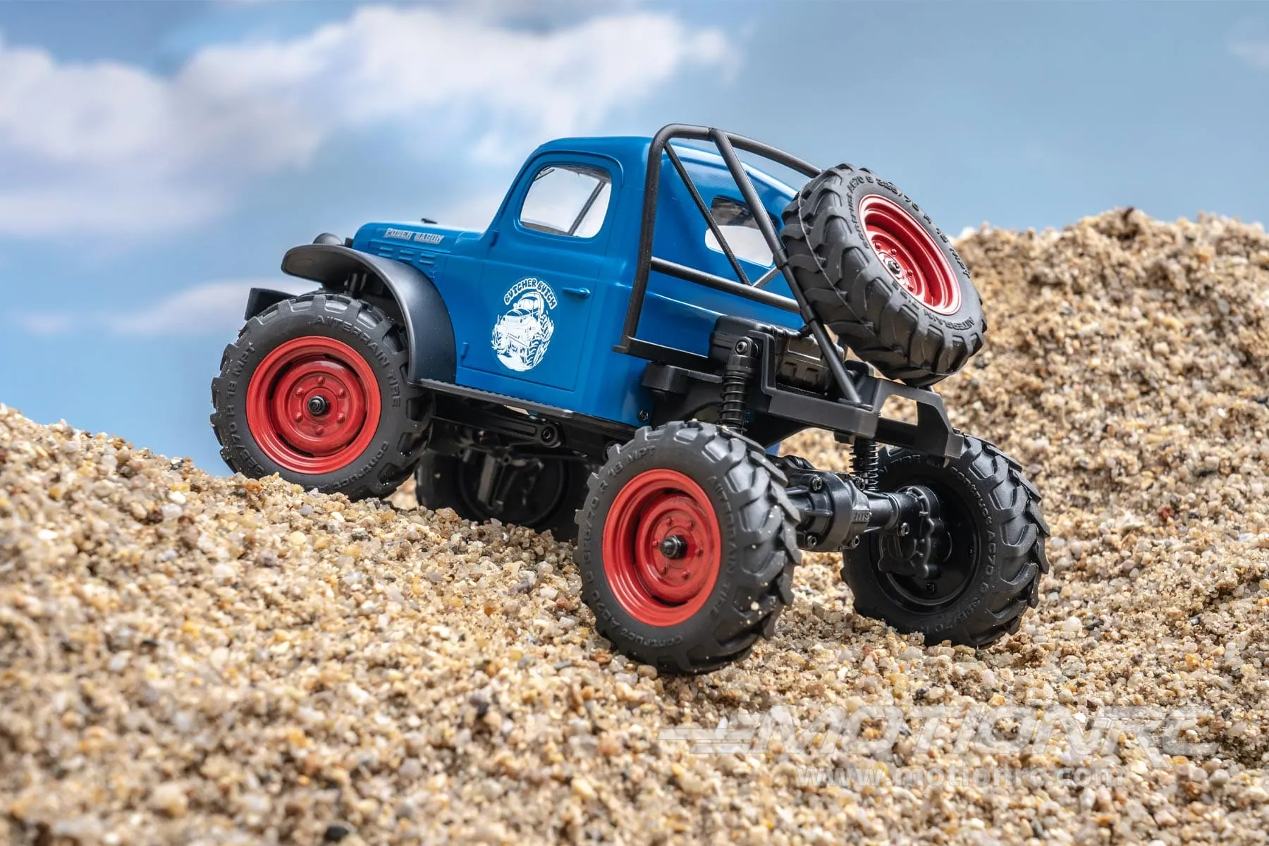 FMS FCX24 Power Wagon Blue 1/24 Scale 4WD Crawler - RTR - (OPEN BOX)