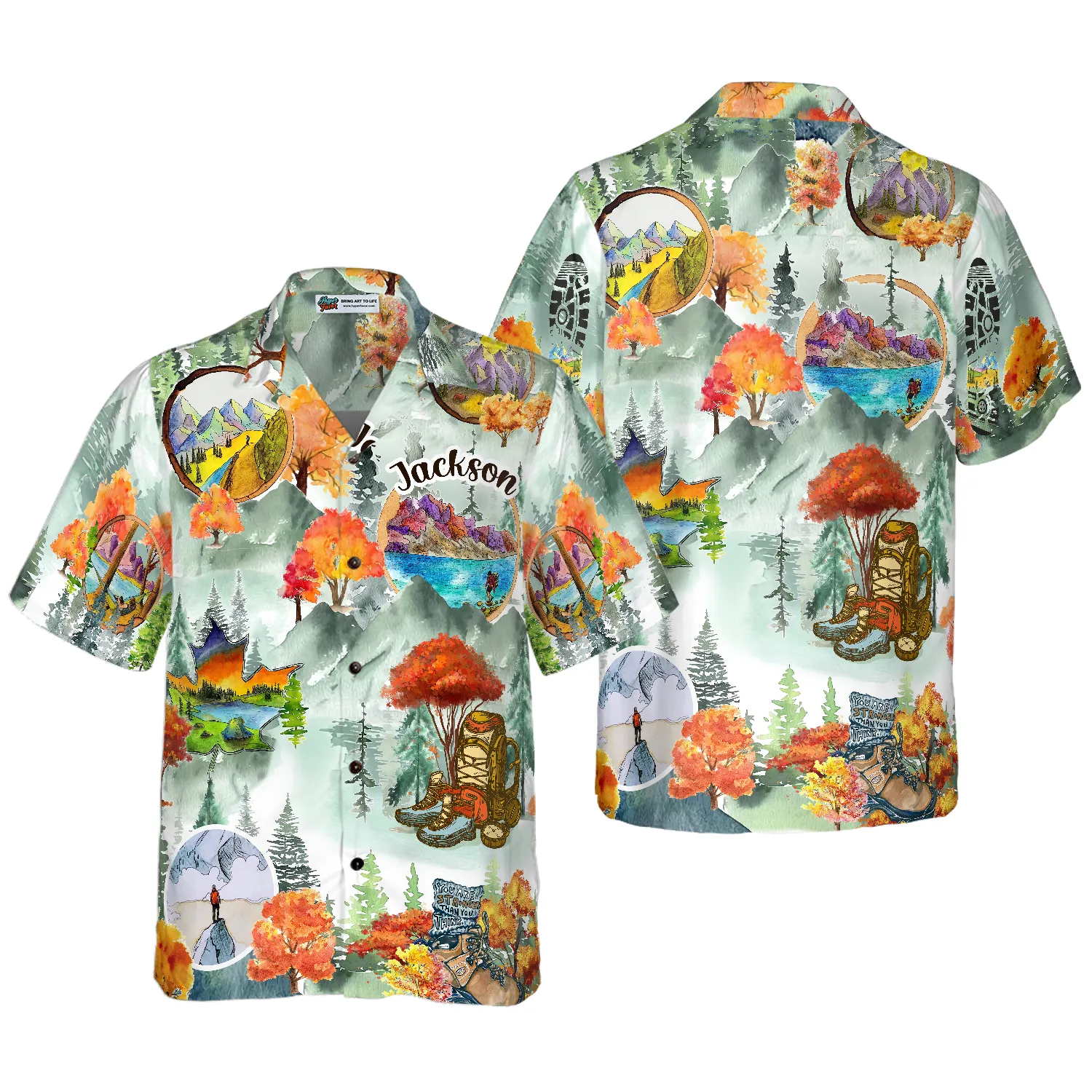 HIKING Custom Hawaiian Shirt