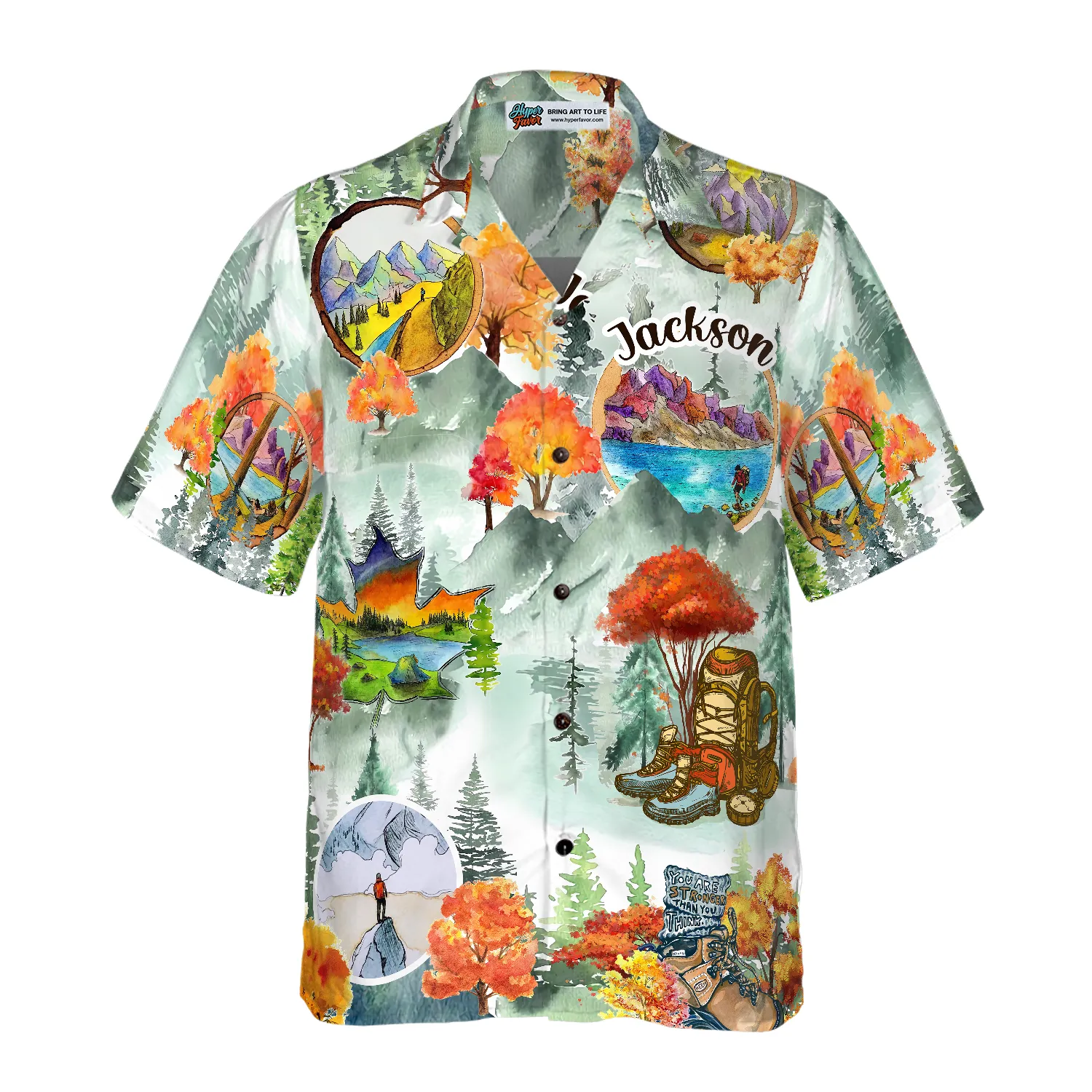 HIKING Custom Hawaiian Shirt