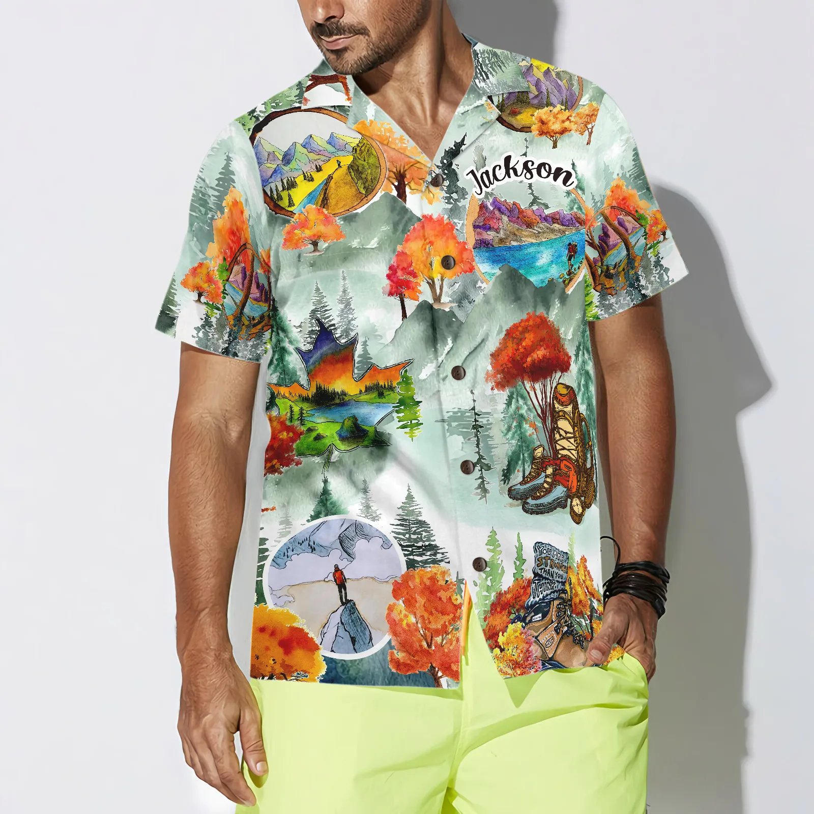HIKING Custom Hawaiian Shirt