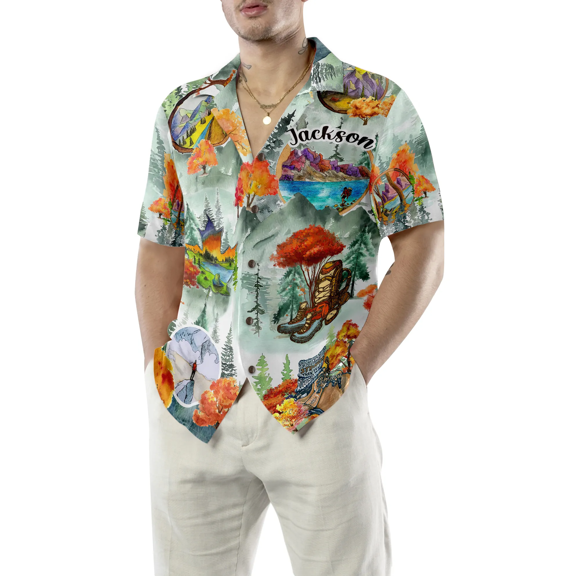 HIKING Custom Hawaiian Shirt