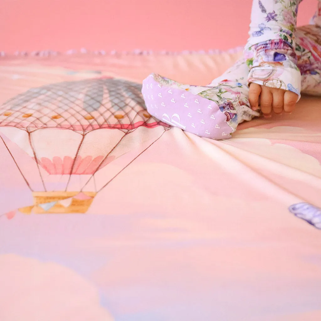 Katrina & Skyler Ruffled Luxette Patoo Blanket