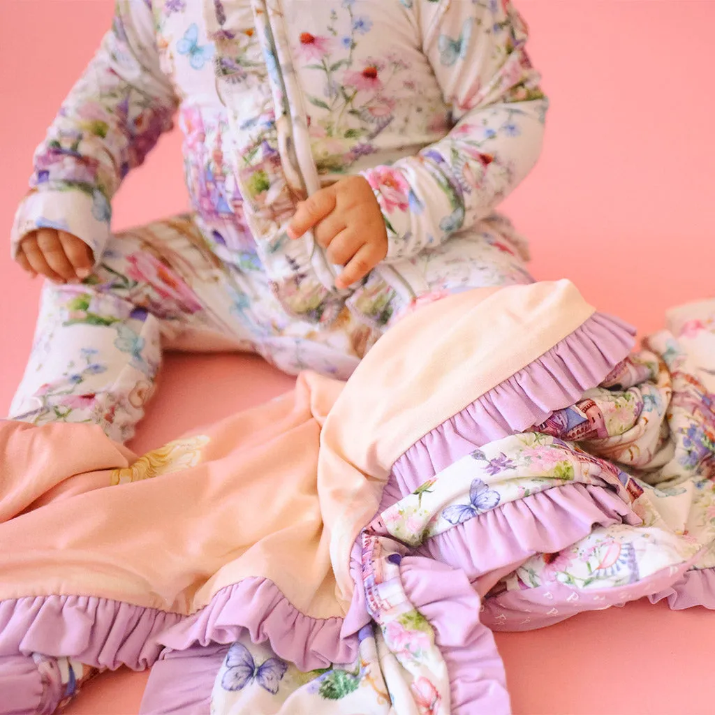 Katrina & Skyler Ruffled Luxette Patoo Blanket