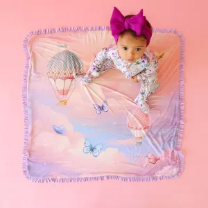 Katrina & Skyler Ruffled Luxette Patoo Blanket