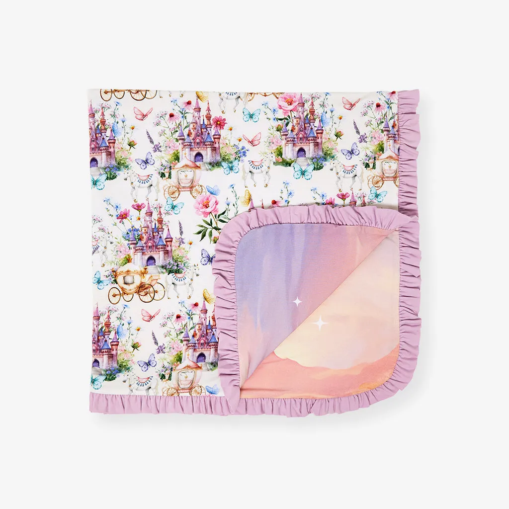 Katrina & Skyler Ruffled Luxette Patoo Blanket