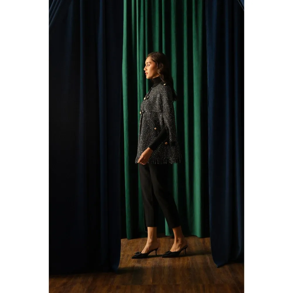 Label Deepika Nagpal Noire Black Keya Jacket