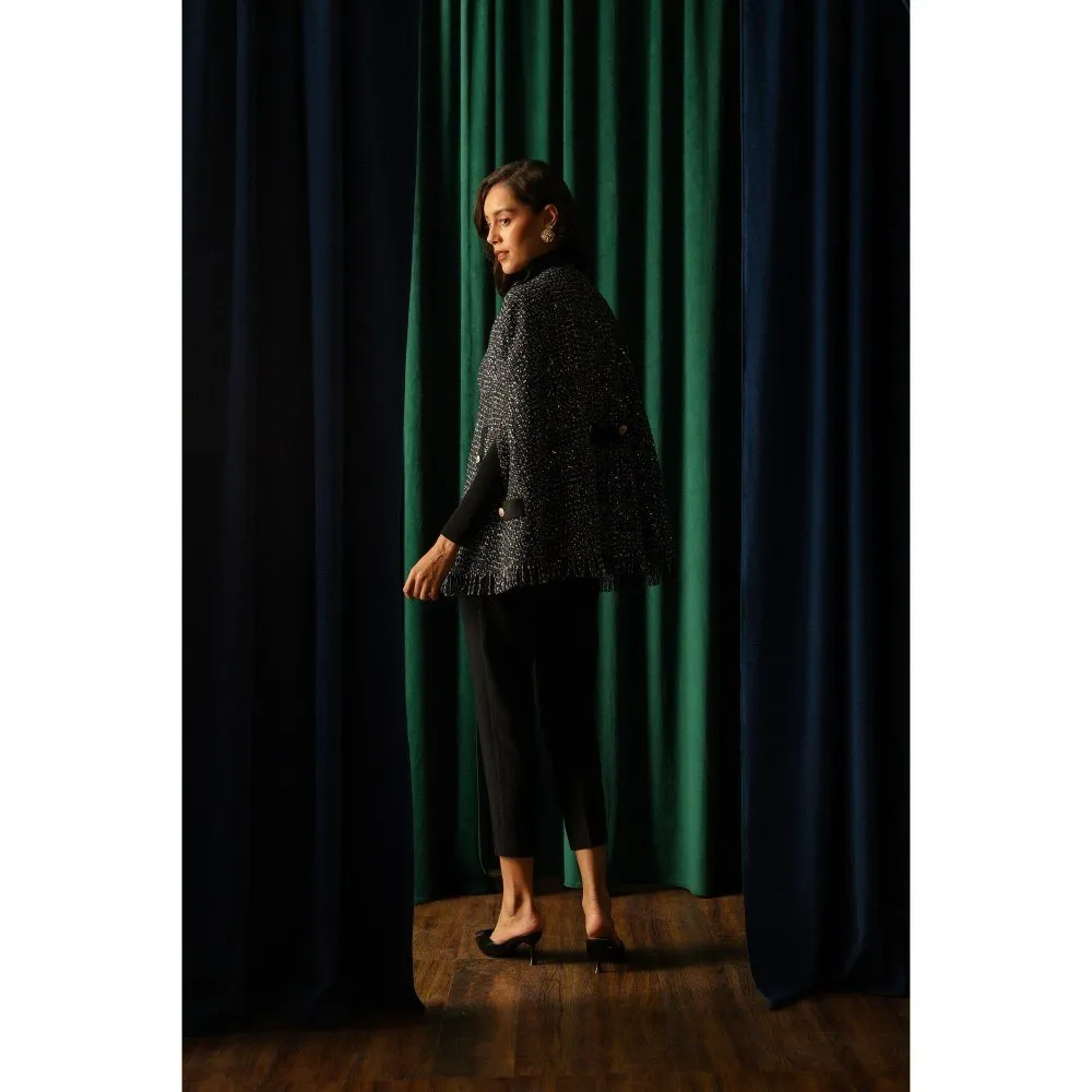 Label Deepika Nagpal Noire Black Keya Jacket