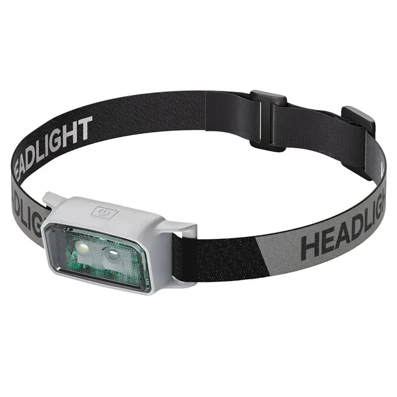 Mini Ultralight Head Lamps IP65 Waterproof 3 Mode Powered Headlight Fishing Hiking Portable Camping Lights With Red Light
