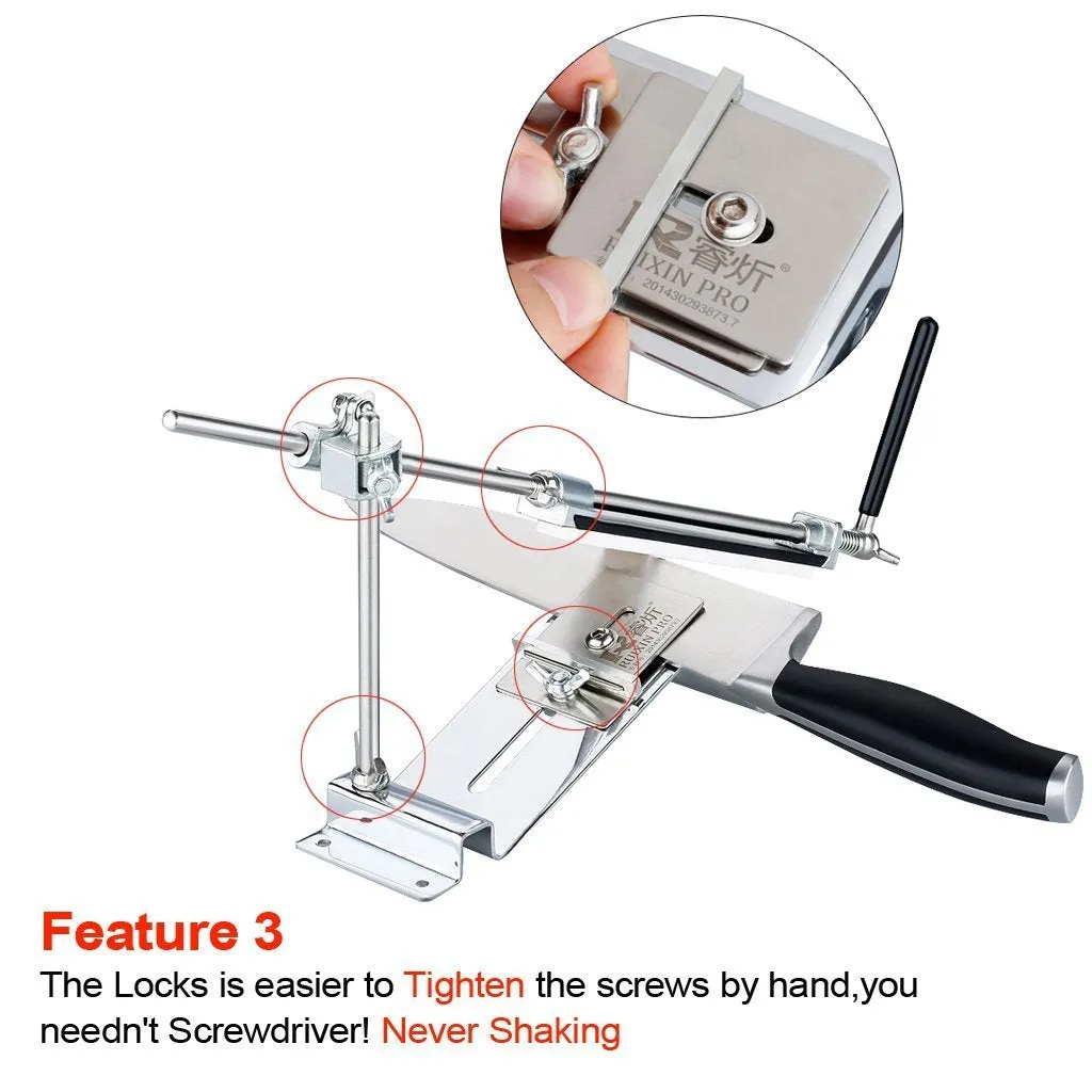 Professional All Iron Steel Knife Sharpener Pro Kitchen Sharpening System