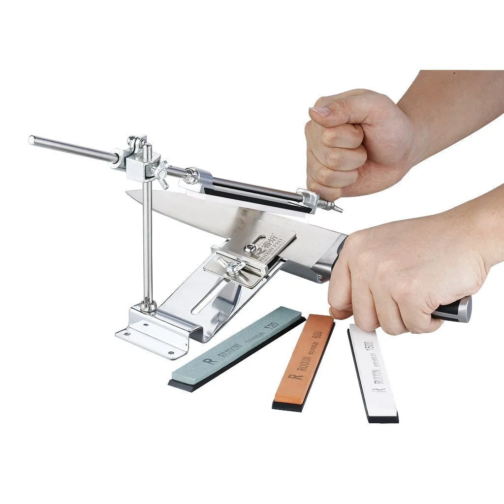 Professional All Iron Steel Knife Sharpener Pro Kitchen Sharpening System