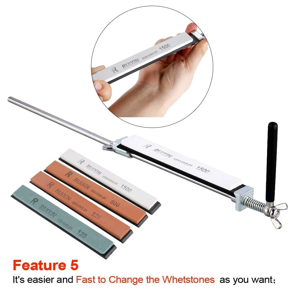 Professional All Iron Steel Knife Sharpener Pro Kitchen Sharpening System