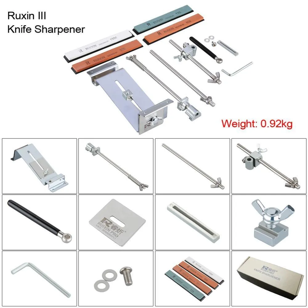 Professional All Iron Steel Knife Sharpener Pro Kitchen Sharpening System