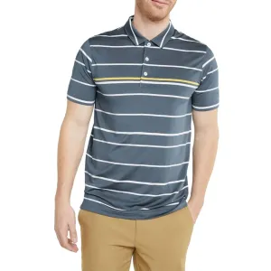 Puma MATTR Border Lines Golf Polo - Evening Sky/Mustard Seed Puma MATTR Border Lines Golf Polo - Evening Sky/Mustard Seed
