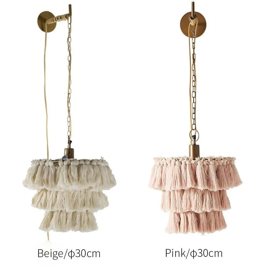 Small Bohemian Tassel Chandeliers