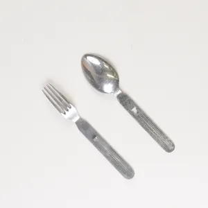 Unissued East German Army Fork & Spoon Set