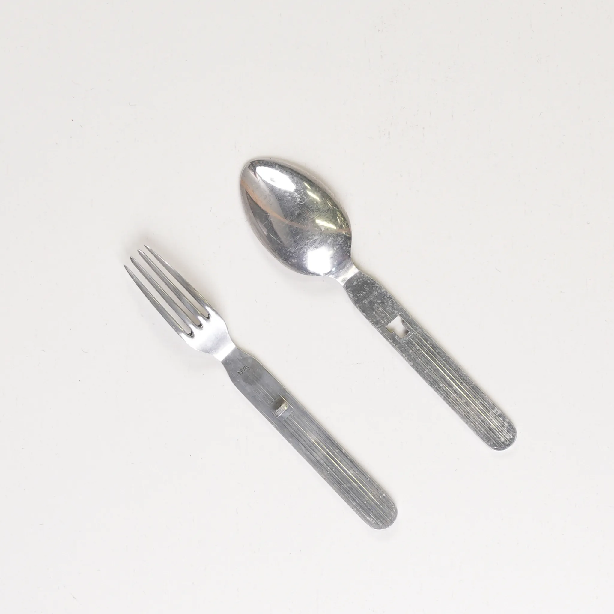 Unissued East German Army Fork & Spoon Set