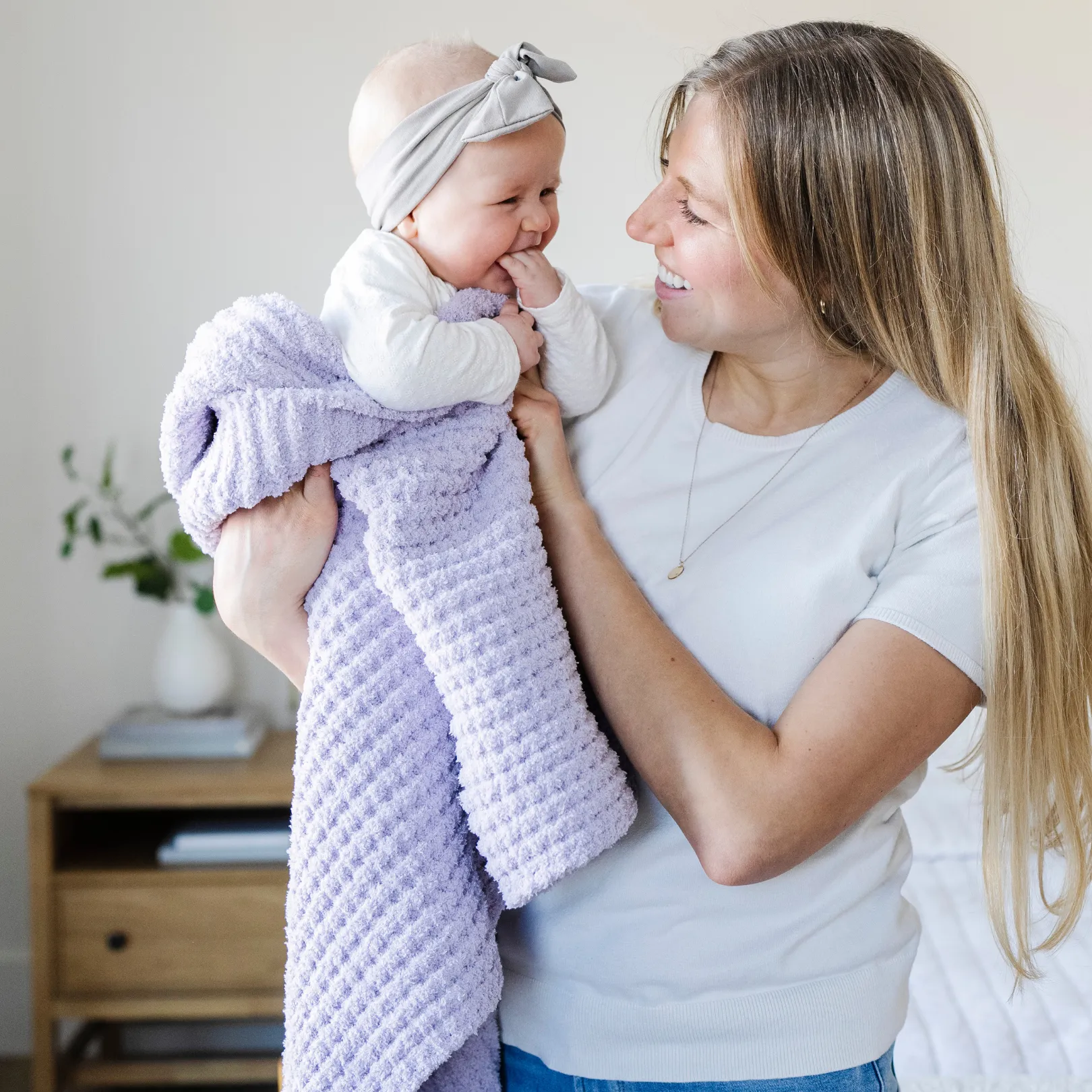 WAFFLE KNIT TODDLER BLANKETS