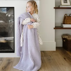 WAFFLE KNIT TODDLER BLANKETS