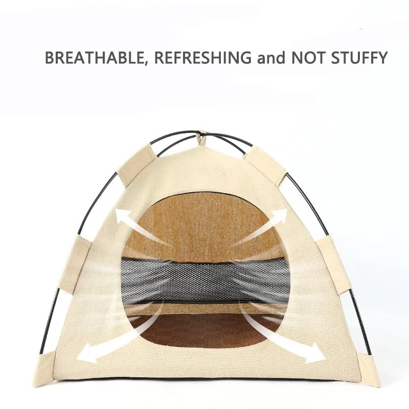 Waterproof Cat Tent Bed | Portable & Detachable Pet House for Cats and Small Dogs